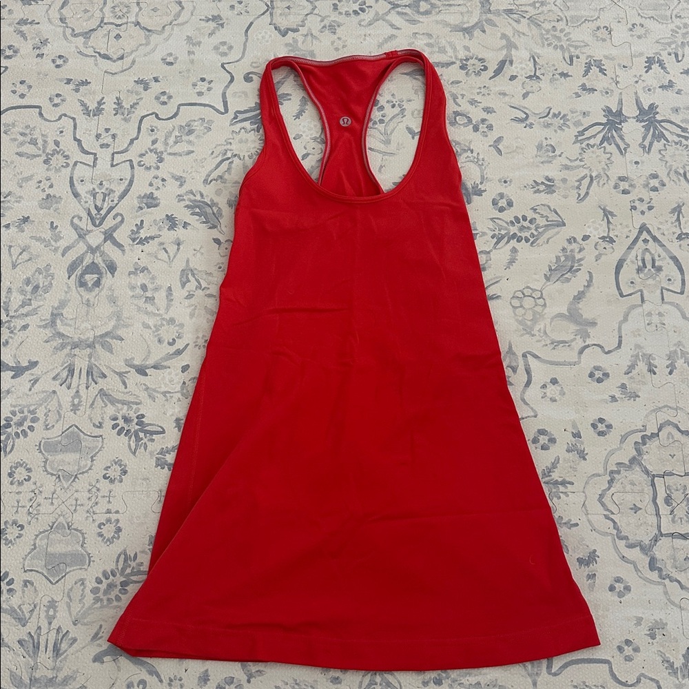 Lululemon Red Racerback Tank Top